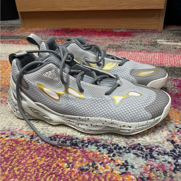 Candace Parker x Exhibit A basketball shoes ‘Grey Gold’ size 8 Men - Picture 4 of 5